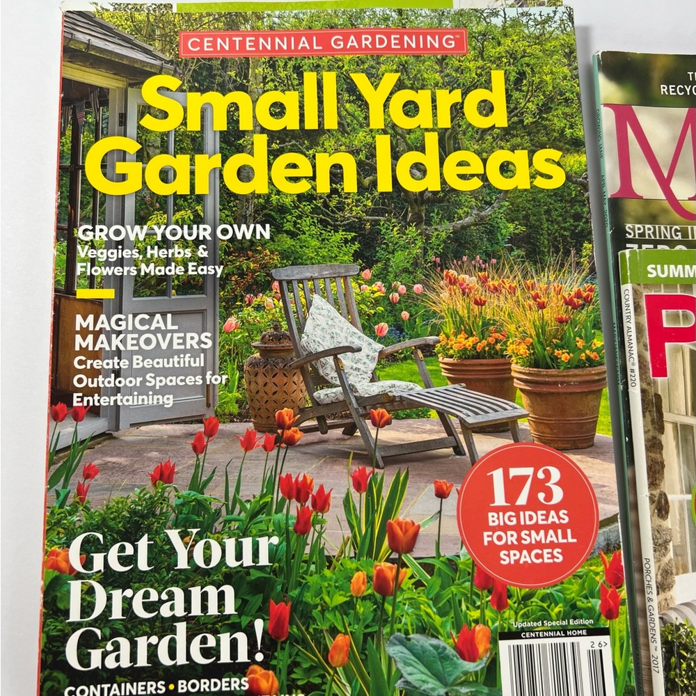 Garden magazines set of four back issues Cottagecore Farm flower Summer reading - Picture 2 of 7